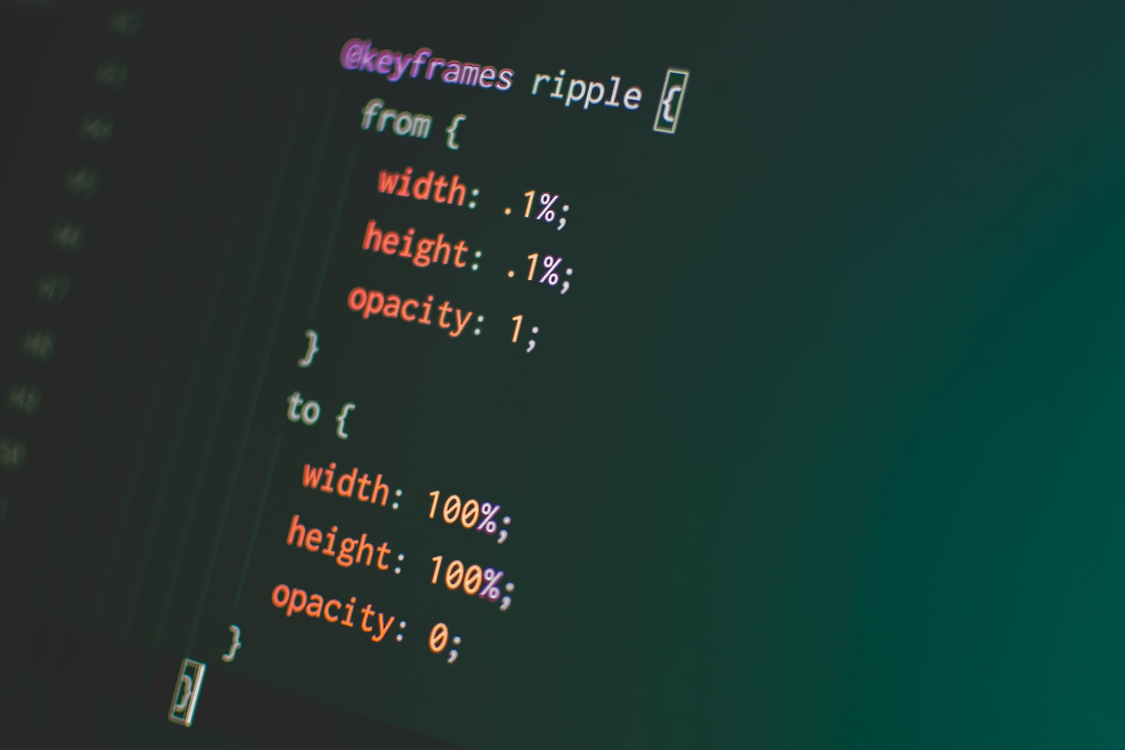 closeup photo of computer code screengrab